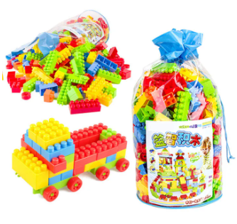 500 Pcs Set - Interlocking Linking Stick Building Blocks Toy Set Creative Educational Construction Puzzle for Kids Boys Girls Smart Assembling Toys Learning Problem Solving Brick Buildings Block Children Play Fun Game Alphabetical Word Number ABC Alphabet