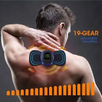 Wireless Neck & Shoulder Massager – Deep Tissue Vibration Therapy with Heat & 6 Massage Modes