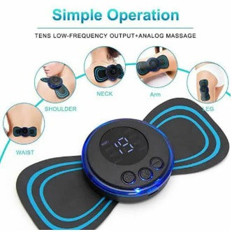 Wireless Neck & Shoulder Massager – Deep Tissue Vibration Therapy with Heat & 6 Massage Modes