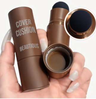 Hair dye Instant Temporary Coloring Hair Lipstick Shape Hair Dye Pen Covering White Hair Disposable Color Stick - Black/Brown